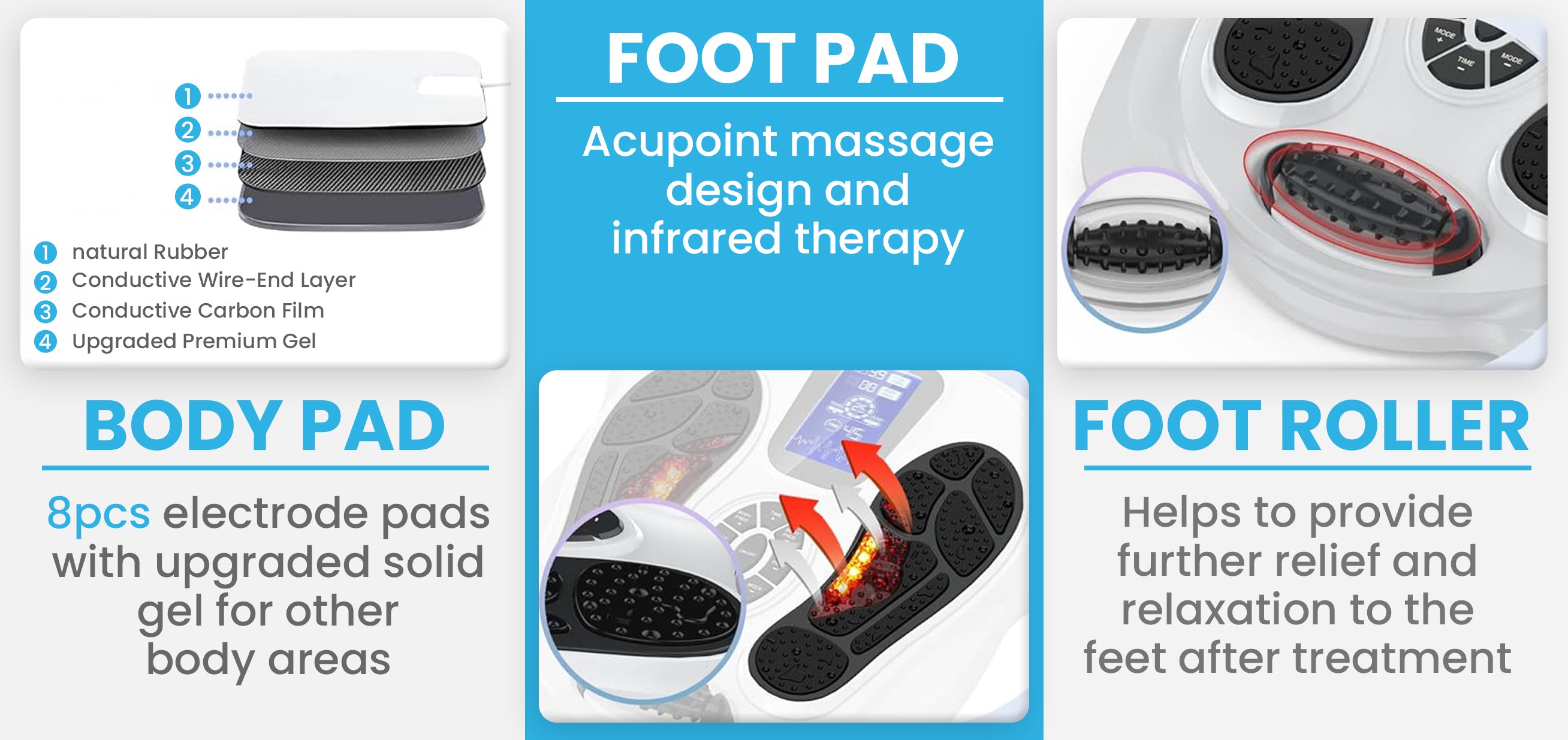 Neuralife NMES Fußmassagegerät